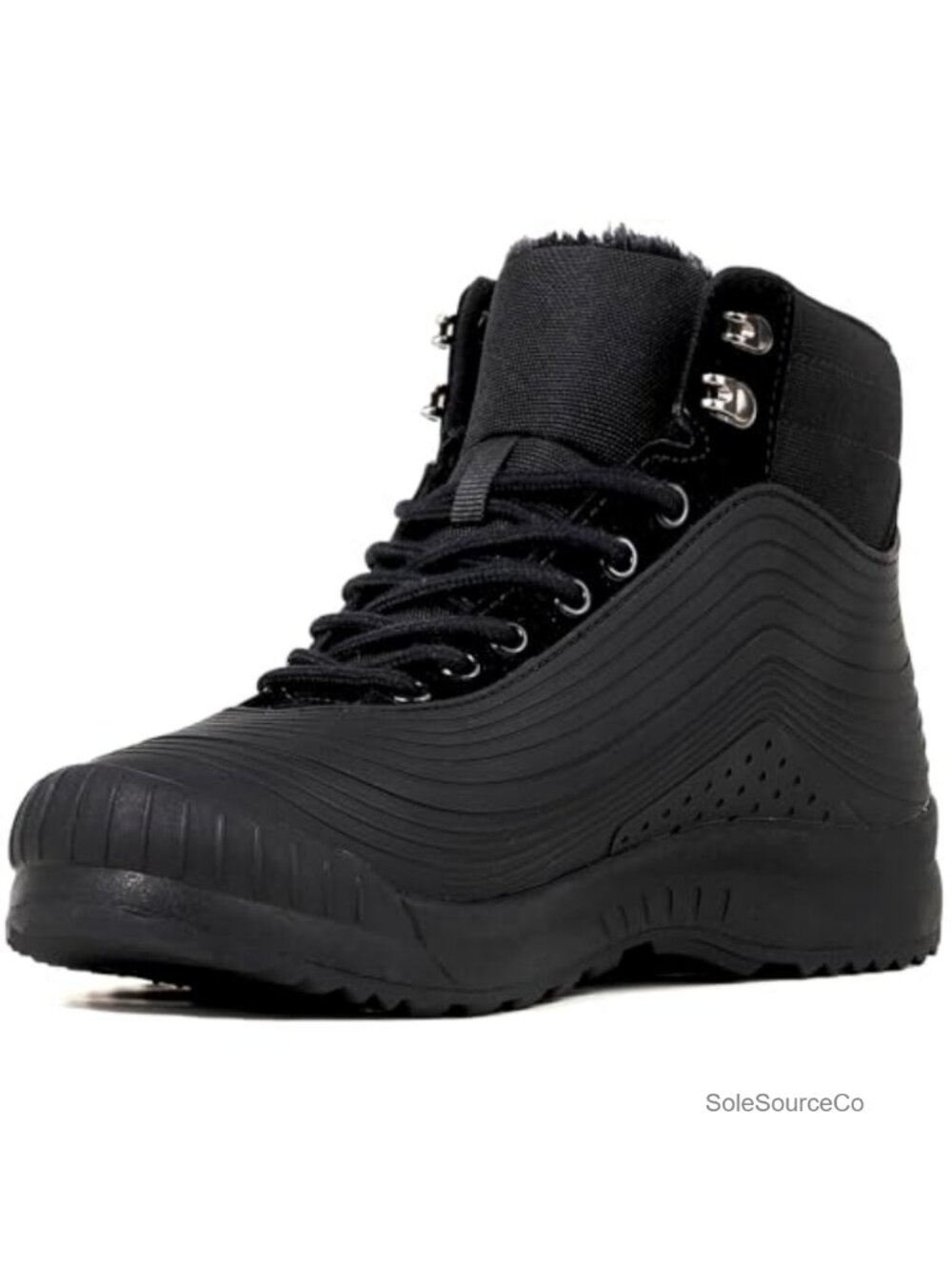 Waterproof Fur Lined Snow Boots for Women, Non Slip Lightweight Winter Shoes